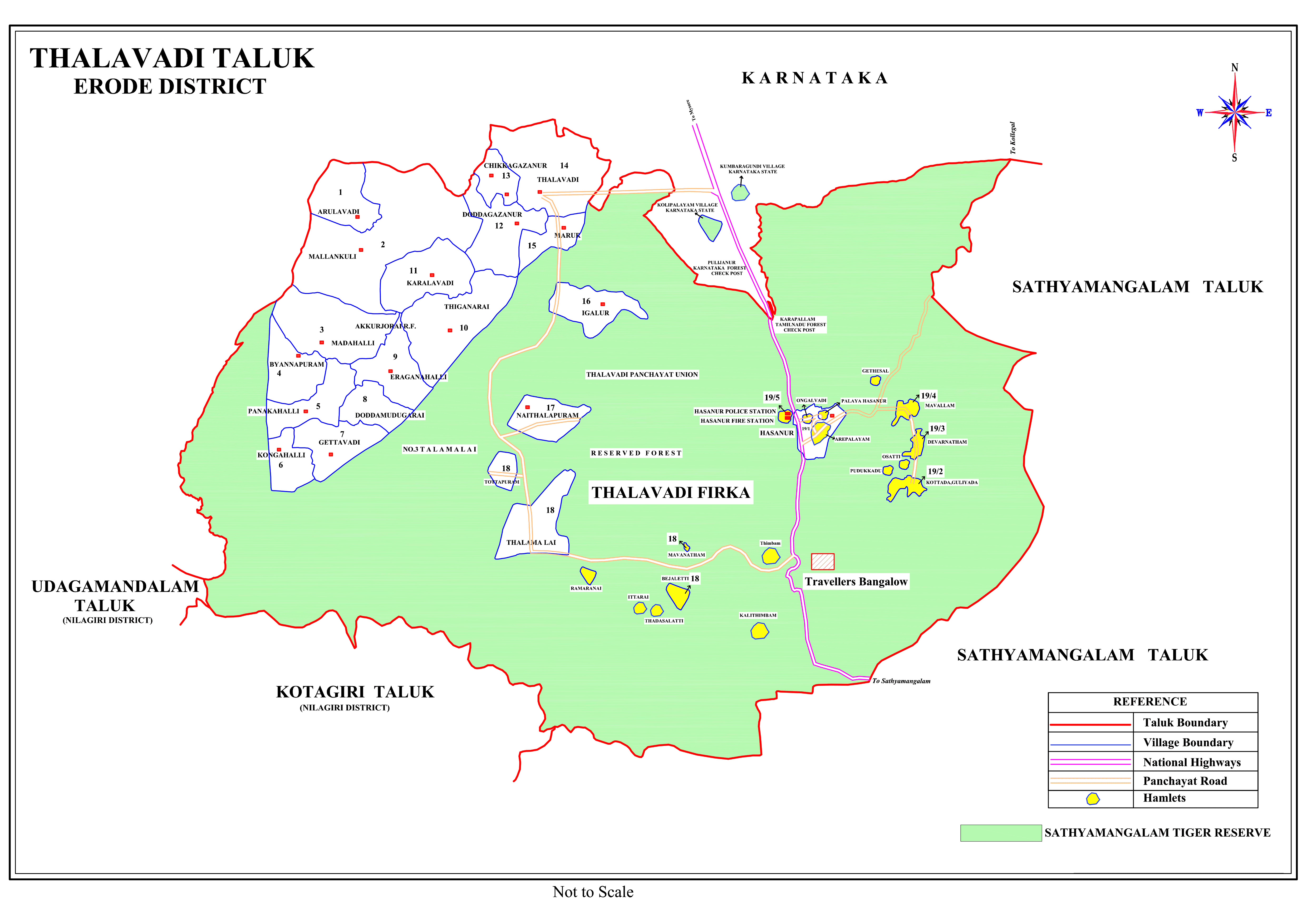 Thalavadi Map